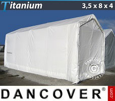 Lagertält Titanium 3,5x8x3x4m, Vit